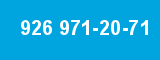 926 971-20-71